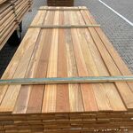 Ca. 112x Pakoeli Planken Geschaafd, 16x90mm, lengte 300cm